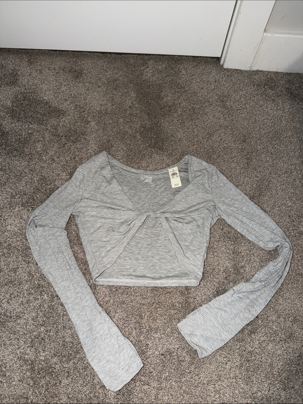 NWT Aerie twist front cropped top